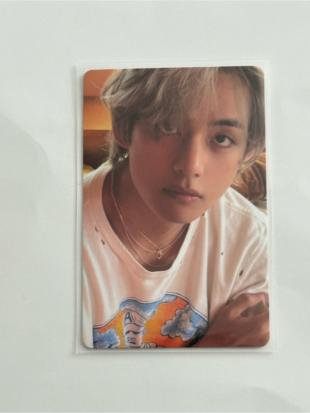 BTS V Taehyung Layover Love me again Official Photocard